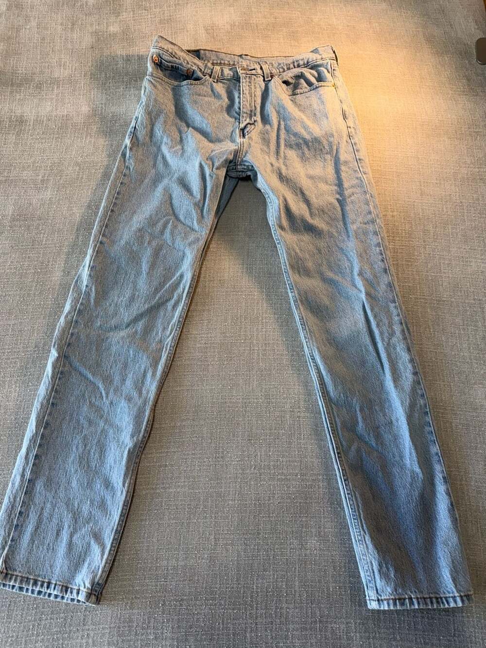 Levi's 505 Regular Fit Jeans Light Wash Size 34x34